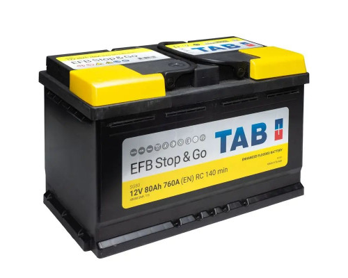 Аккумулятор TAB EFB 12V 80Ah 800A Обратная полярность