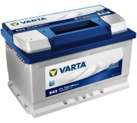 Аккумулятор VARTA Blue Dynamic E43 Низкий 12V 72Ah 680A Обратная полярность