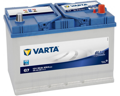 Аккумулятор VARTA G8 Asia 12V 95Ah 830A Прямая полярность