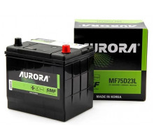 Аккумулятор AURORA MF75D23L 6CT-65Ah 580A 12V Обратная полярность 