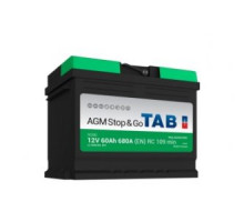 Аккумулятор TAB AGM 12V 60Ah 680A Обратная полярность