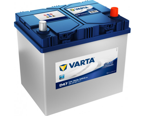 Аккумулятор VARTA D47 ASIA 12V 60Ah 540A Обратная полярность