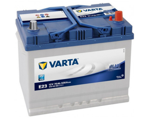 Аккумулятор VARTA E24 Asia 12V 70Ah 630A Прямая полярность