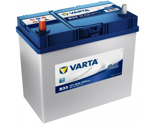 Аккумулятор VARTA B33 Asia 12V 45Ah 330A Прямая полярность