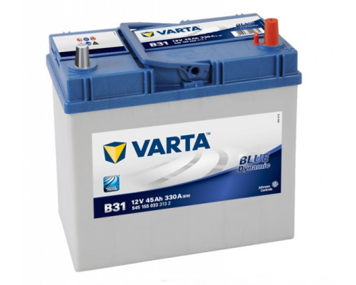 Аккумулятор VARTA B31 Asia 12V 45Ah 330A Обратная полярность