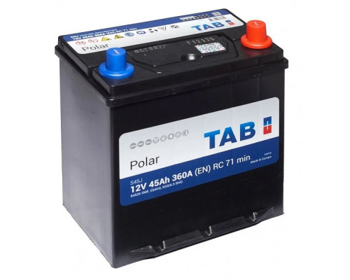 Аккумулятор TAB Polar Asia 12V 45Ah 360A Обратная полярность