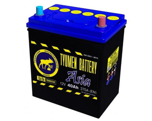 Аккумулятор TYUMEN BATTERY Asia 12V 40Ah 370A Обратная полярность