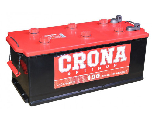 Аккумулятор CRONA 190 болт 12V 190Ah 1200A Прямая полярность