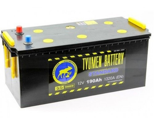 Аккумулятор TYUMEN BATTERY 12V 190Ah 1320A Обратная полярность