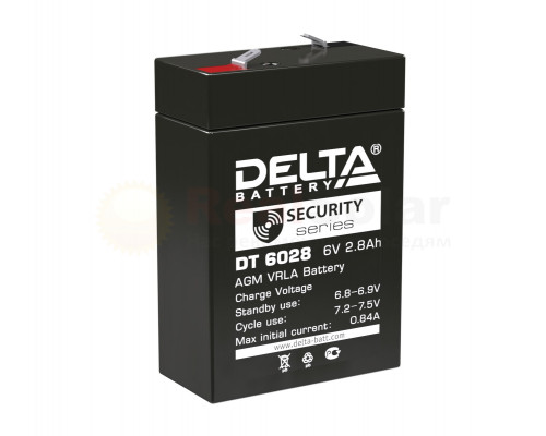 Аккумулятор ИБП DELTA DT 6028 6V 2.8Ah