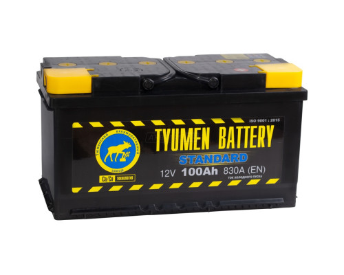 Аккумулятор TYUMEN BATTERY 12V 100Ah 830A Обратная полярность