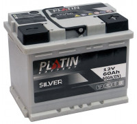 Аккумулятор Platin Silver 12V 60Ah 600A Обратная полярность