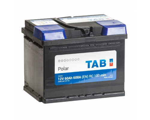 Аккумулятор TAB Polar 12V 60Ah 600A Обратная полярность