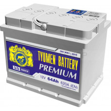 Аккумулятор TYUMEN Battery Premium 12V 64Ah 620A Обратная полярность