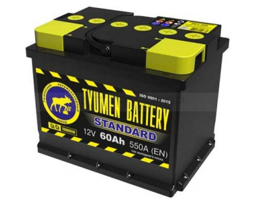 Аккумулятор Tyumen Battery 12V 60Ah 550A Прямая полярность