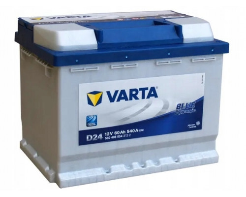 Аккумулятор VARTA D24 12V 60Ah 540A Обратная полярность