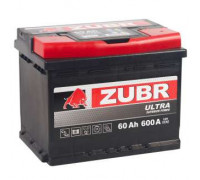 Аккумулятор ZUBR Ultra 12V 60Ah 600A Обратная полярность