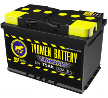 Аккумулятор Tyumen Battery 12V 75Ah 660A Обратная полярность