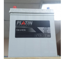 Аккумулятор PLATIN SILVER Asia 12V 42Ah 420A Прямая полярность