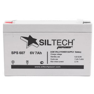 Аккумулятор ИБП SILTECH SPS 607 6V 7Ah