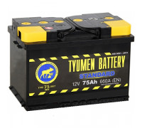 Аккумулятор Tyumen Battery 12V 75Ah 660A Прямая полярность