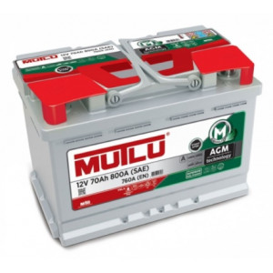 Аккумулятор MUTLU AGM Start-Stop 12V 70Ah 760A Обратная полярность